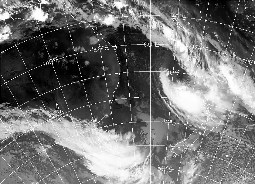 satellite chart for Tuesday, March 10th, 2026 at 12:00 PM
