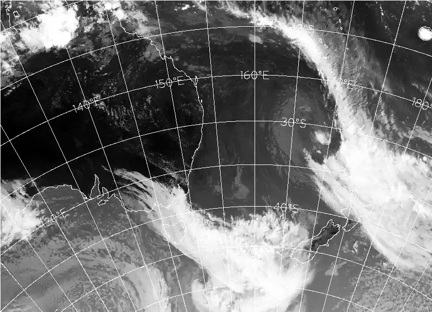 satellite chart for Wednesday, March 11th, 2026 at 3:00 AM