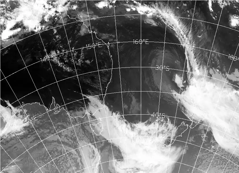 satellite chart for Wednesday, March 11th, 2026 at 6:00 AM