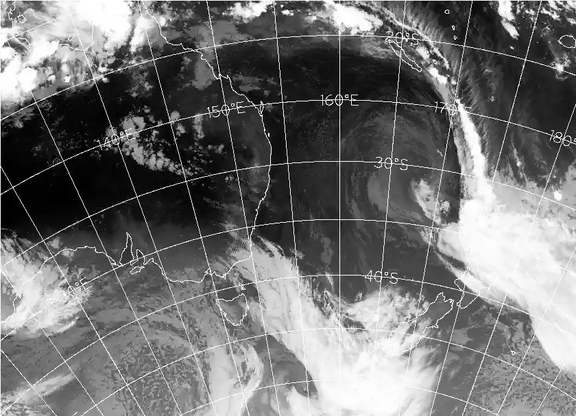 satellite chart for Wednesday, March 11th, 2026 at 9:00 AM