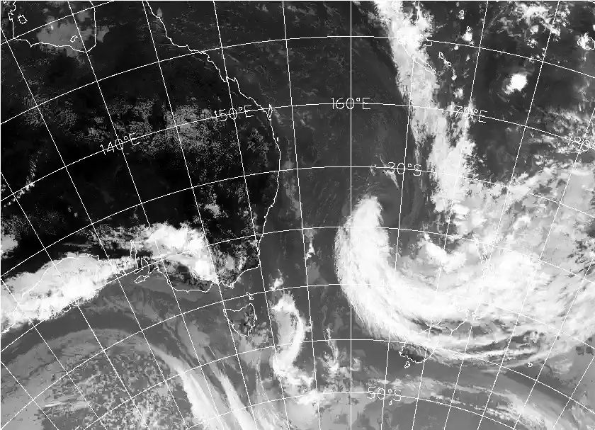 satellite chart for Wednesday, March 25th, 2026 at 3:00 AM
