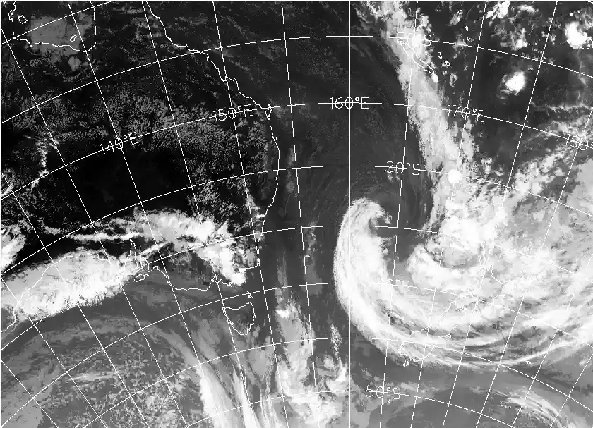 satellite chart for Wednesday, March 25th, 2026 at 6:00 AM