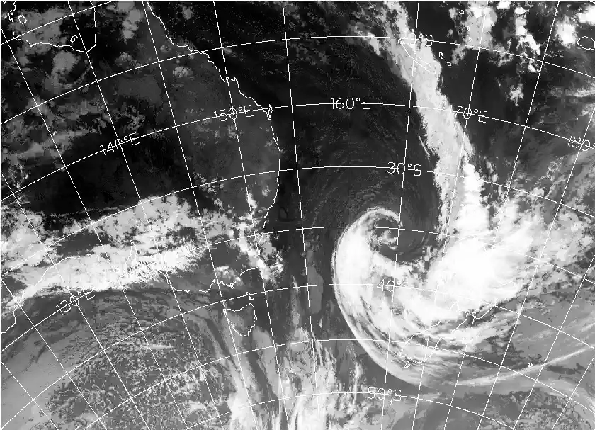 satellite chart for Wednesday, March 25th, 2026 at 12:00 PM