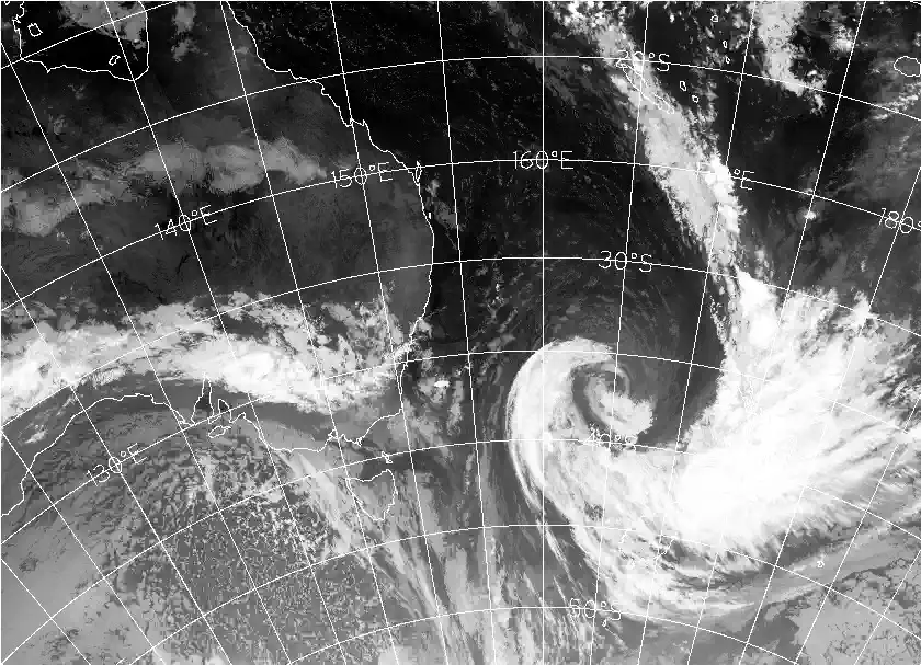 satellite chart for Wednesday, March 25th, 2026 at 9:00 PM