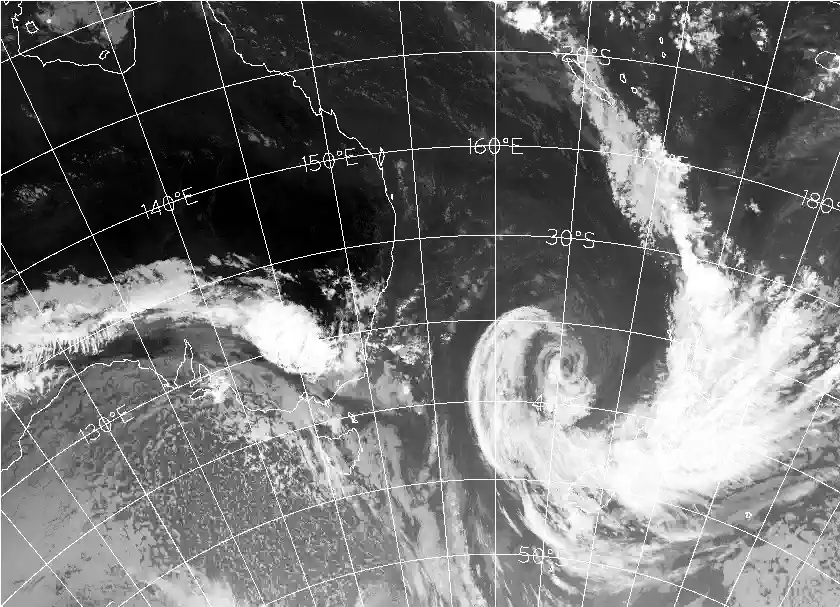 satellite chart for Thursday, March 26th, 2026 at 12:00 AM