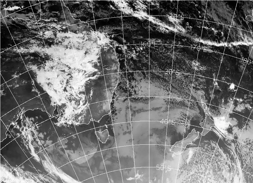 satellite chart for Tuesday, May 12th, 2026 at 9:00 AM