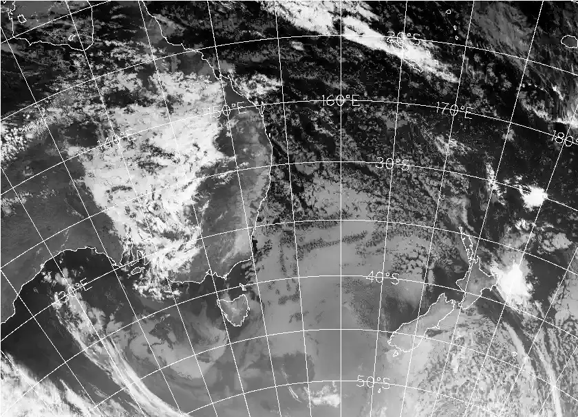 satellite chart for Tuesday, May 12th, 2026 at 12:00 PM